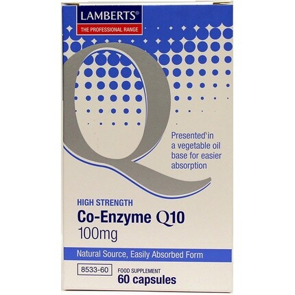 Коэнзим Q10 100 мг 60 капсул, Lamberts
