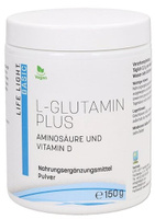 Life Light, L-глютамин плюс + витамин D, порошок, 150 г