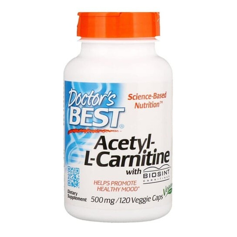 Ацетил L-карнитин гидрохлорид 500 мг (120 капсул) Doctor's Best