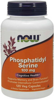 Phosphatidyl Serine - Фосфатидилсерин 100 мг (120 капс.) Now Foods