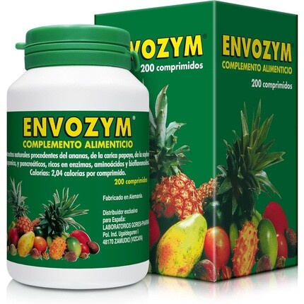 Nutribiol ENVOZYM Пищевая добавка 200 капсул Dimefar