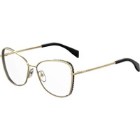Moschino 516 0J5G Золотые очки с демонстрационными линзами