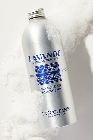 Пенящееся мыло для ванны L'Occitane Лавандовое, серый