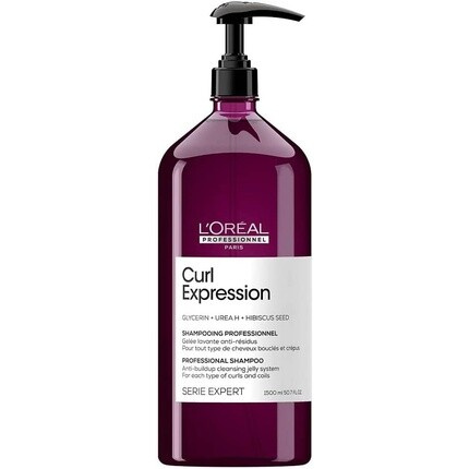 L'Oreal Professionnel Curl Expression Очищающий шампунь против наращивания волос, 1500 мл