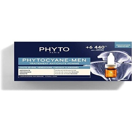 Cyane-Men Средство против выпадения волос для мужчин 12 х 3,5 мл, Phyto