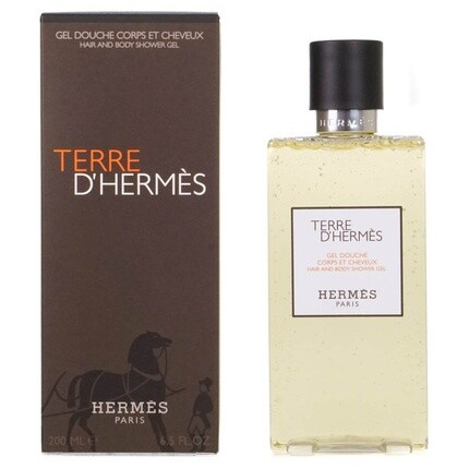 Hermes Terre D'Hermes Мужской гель для душа для волос и тела, 6,8 унции, Hermes