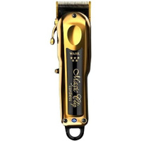 Профессиональная беспроводная машинка для стрижки волос Magic Clip Cordless Gold с 8 насадками 0,5-1,2 мм в комплекте, W