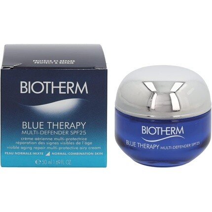 Крем Blue Therapy Multi-Defender Spf 25 для нормальной и комбинированной кожи, 1,69 унции, Biotherm