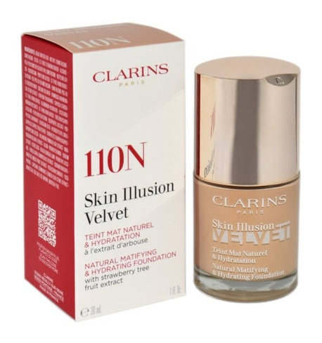 Тональный крем для лица 110N, 30 мл Clarins, Skin Illusion Velvet Foundation