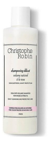 Нежный шампунь для объема с экстрактом розы, Ежедневный шампунь, придающий объем тонким волосам, 250 мл Christophe Robin