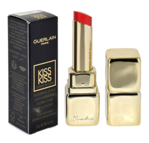 Губная помада 775 Poppy Kiss, 3,2 г Guerlain, KissKiss Shine Bloom