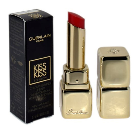Бальзам для губ с оттенком Bee Glow 775 Poppy, 3,2 г Guerlain, Kiss Kiss