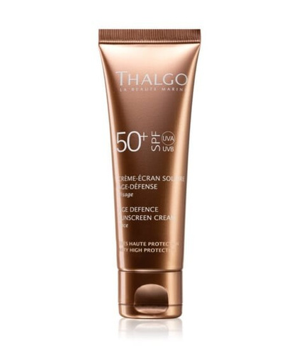 Солнцезащитный крем для лица SPF 50+, 50 мл Thalgo, Age Defense Sunscreen Cream