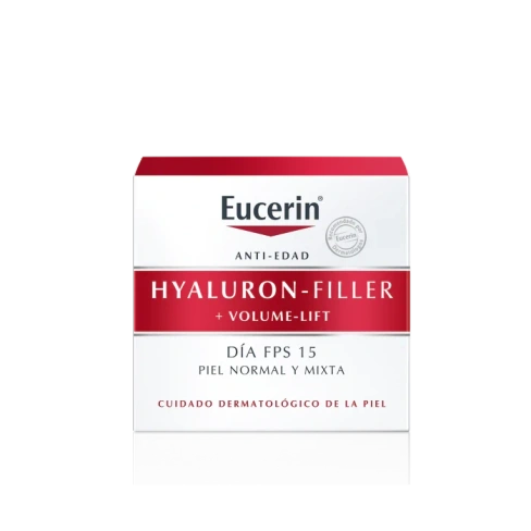 Дневной крем для лица Hyaluron Filler & Volume Lift Día FPS 15 Piel Normal y Mixta Eucerin, 50 ml