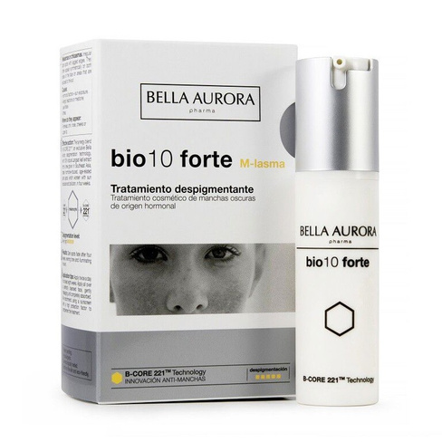 Крем против пятен на коже Bio 10 forte m-lasma tratamiento facial anti-manchas Bella aurora, 30 мл