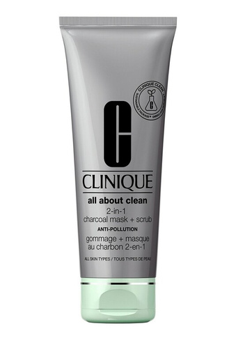 Маска для лица All About Clean Charcoal Mask Scrub Anti Pollution 100Ml Clinique