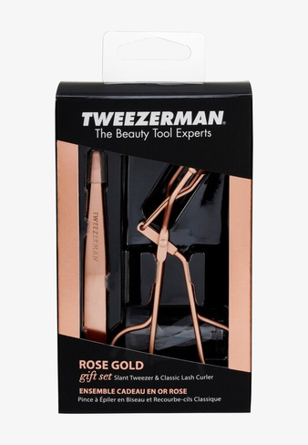 Набор для макияжа Rose Gold Brow & Lash Gift Set TWEEZERMAN, розовое золото