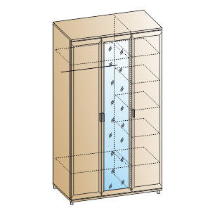 Шкаф ШК-2801 Мелисса ЛЕРОМ