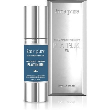 Âme pure GENTLEMEN'S Коллагеновый гель PLATINUM Тройное действие с микроиглами, роликовый уход, 30 мл