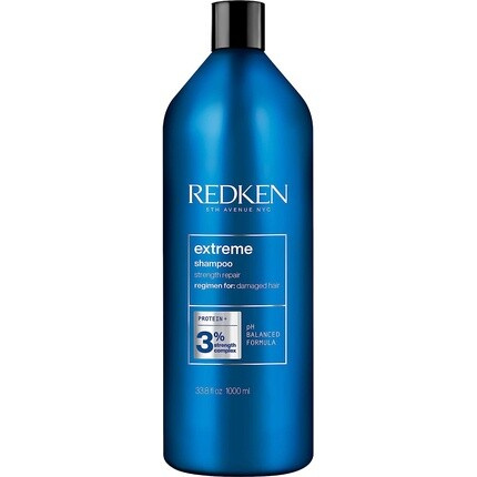 Redken Extreme Шампунь-укрепитель для поврежденных волос 1000 мл 33,8 жидких унций.