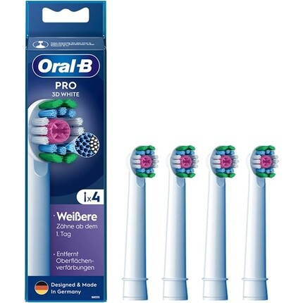 Сменные насадки для щеток Oral-B Pro 3D White, 4 шт.