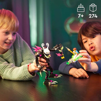 LEGO DREAMZzz Grim Keeper the Cage Monster — игрушка-робот Z-Blob для мини-самолета и парящего велосипеда 71455 (274 дет
