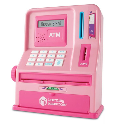 Учебные ресурсы Обучение ролевым играм ATM Bank Learning Resources, розовый