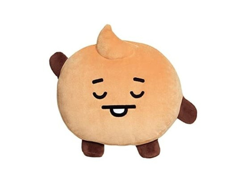 AURORA 61446 Официальный продукт AURORA-BT21, мини-детская подушка SHOOKY, мягкая игрушка, коричневый цвет Inna marka