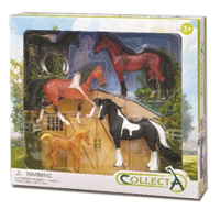 Collecta, Набор из 5 лошадей в упаковке