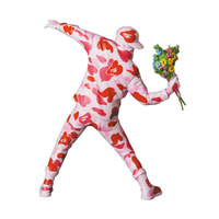 Фигурка Banksy Brandalism x BAPE Flower Bomber, розовый
