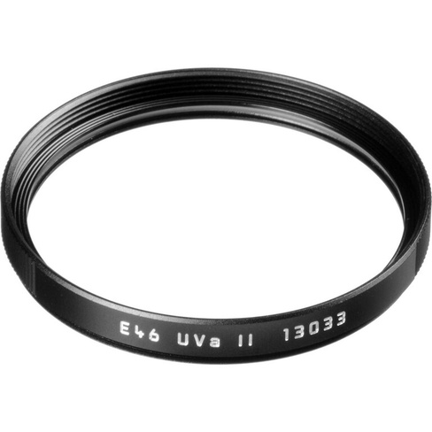 Leica E46 46mm UVa II Glass Filter, Black