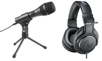 Микрофон Audio-Technica AT-EDU25 Education Pack with AT2005USB and ATH-M20x