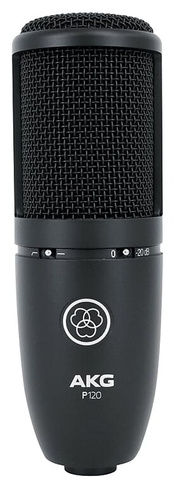 Студийный конденсаторный микрофон AKG P120 General-Purpose Medium Diaphragm Cardioid Condenser Microphone