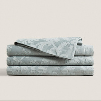 Скатерть Zara Home Sateen Jacquard Cotton, голубой