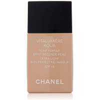 Унисекс Vitalumiere Aqua Ultra Light Perfect Skin Makeup SFP15 1 унция # 22 Бежево-розовый макияж Chanel