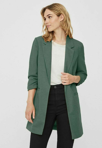 Пальто короткое Vero Moda, серо-зеленый