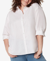 Рубашка аманда больших размеров Gloria Vanderbilt, мульти