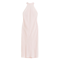Платье H&M Open-backed Satin, светло-розовый