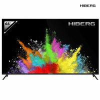 Телевизор HIBERG 65Y Smart TV со встроенным голосовым управлением Hiberg