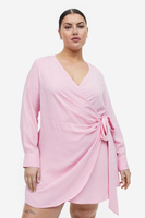 Облегающее платье H&M, светло-розовый