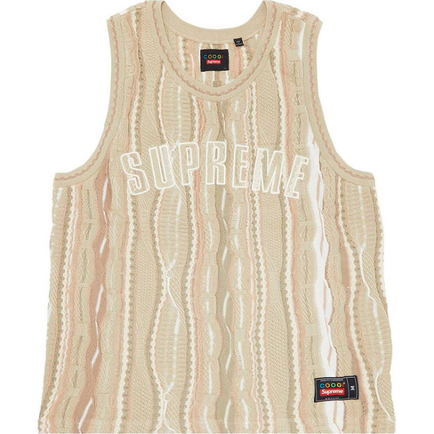 Майка Supreme x Coogi Basketball, бежевый