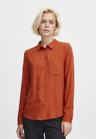 Рубашка ICHI Ihmain, темно-оранжевый