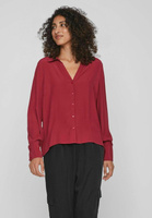 Рубашка Vila с V-образным вырезом, красный