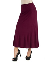 Женская макси-юбка с эластичной резинкой на талии 24seven Comfort Apparel