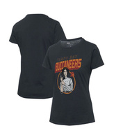 Женская черная футболка Tampa Bay Buccaneers Disney Star Wars Princess Leia Junk Food, черный