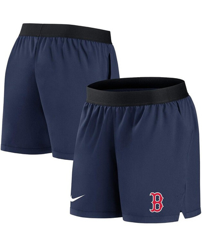 Женские темно-синие шорты Boston Red Sox Authentic Collection Flex Vent Max Performance Nike, темно-синий