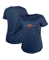 Женская темно-синяя футболка тренировочного лагеря НФЛ Chicago Bears 2023 New Era, темно-синий