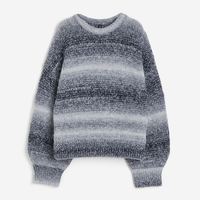 Свитер H&M Jacquard-knit, серый