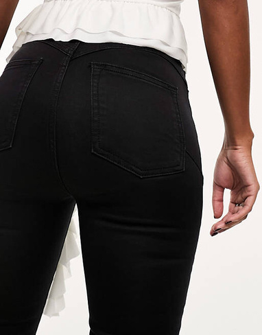 Черные джинсы скинни ASOS DESIGN