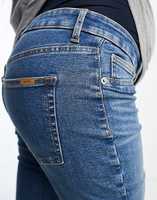 Синие джинсы скинни с завышенной талией ASOS DESIGN Maternity